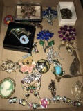 Assorted brooches