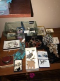 assorted costume jewelry