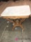 small marble top table