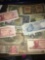 Assorted foreign paper money