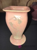 Old Pottery Roseville paper label vase 7 in high