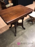 Antique end table