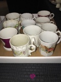 Assorted porcelain Shaving Antique mugs