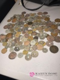 Foreign coins and tokens