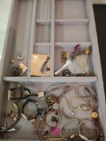 watch and costume jewelry lot