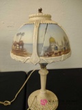 13-in tall vintage lamp