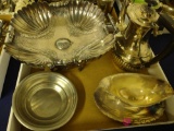 assorted plated dining accessories