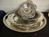 assorted plated dining accessories