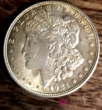 1921 Morgan silver dollar