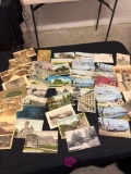 50+ vintage greeting/post cards lot.