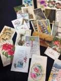 50+ vintage greeting/post cards lot.