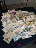 50+ vintage greeting/post cards lot.