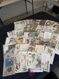 50+ vintage greeting/post cards lot.