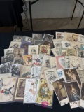 60+ vintage greeting/post cards