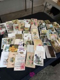 60+ vintage greeting/post cards