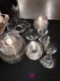 Crystal glass dinner set 50 pieces