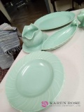 seven pieces Franciscan dinnerware