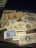 Foreign paper money