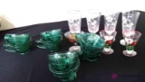 lot of assorted cups and glasses unmarked