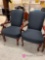 two matching 26 in seat chairs Navy blue