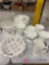 white decorative serving dishes