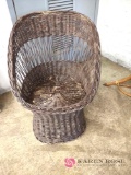 wicker style chair