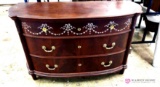 57-in vintage three drawer dresser