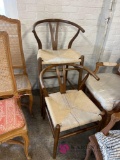 Dining chair with matching tall chair