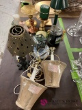 Candleholders candle lamps and miscellaneous