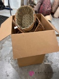 large lot of baskets