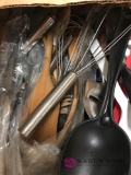 2- boxes kitchen utensils