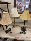 three decorative lamps. see pictures