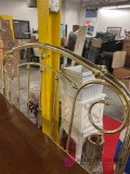 60 inch wide brass headboard with metal bed frame