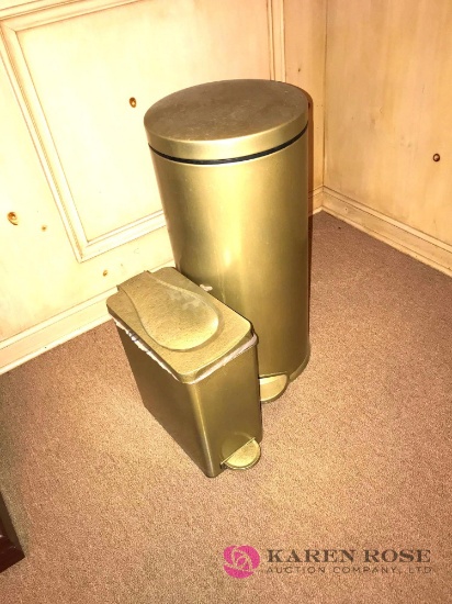 2- office garbage cans
