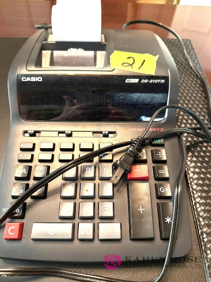 Casio 12 digit DR - 210TM calculator