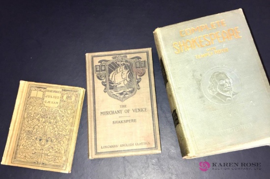 3- antique books