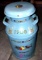 1908 vintage milk container steel