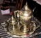 Silverplated tea set