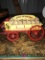 Santa Fe Brewery wooden wagon
