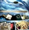 Incolay Stone jewelry box/contents