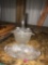 Crystal cut glass dish/basket