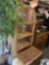 wicker book shelf and trunk