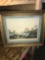 Vintage framed picture signed 20 in x 17 in