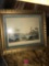 Vintage framed picture 20 in x 17 in