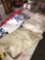 vintage lace table cloths/Olympic towel-Royal Caribbean towels