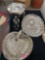 7- Silver plated serving dishes