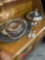 6- silver plated serving dishes
