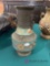 10 in metal vase