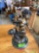 17 inch brass figurine on marble base