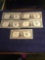 5- Crisp 1957 United States one dollar silver certificate with blue seal series A